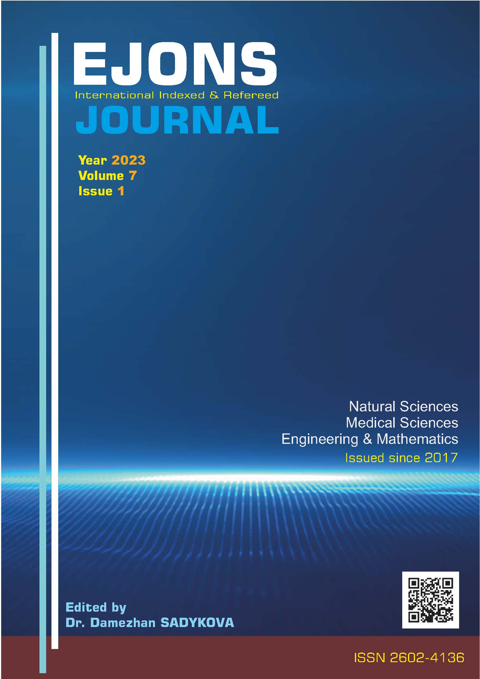 					View Vol. 7 No. 1 (2023): EJONS Journal Volume 7 Issue 1
				